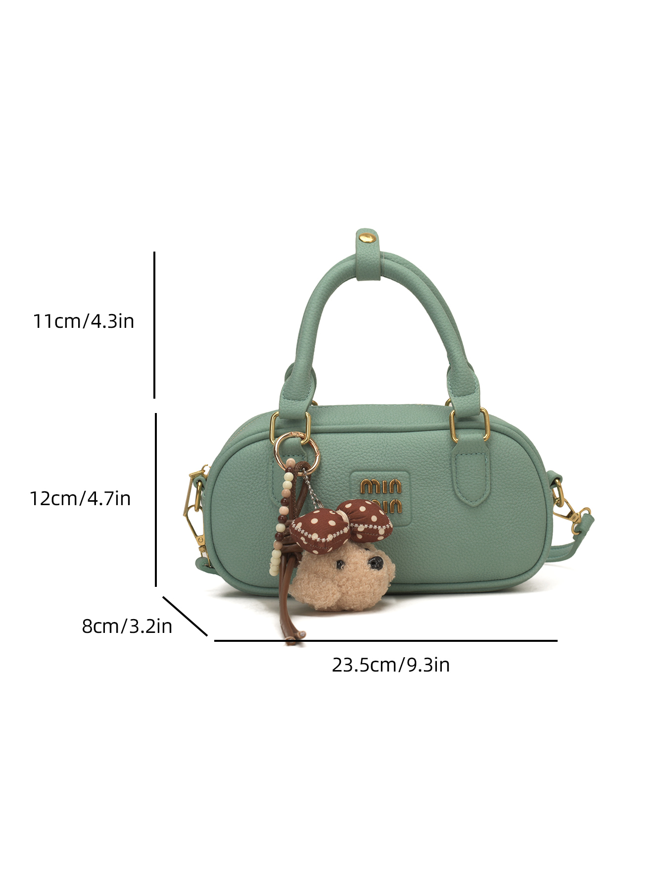 Classic Ladies Shoulder Bag Side View - JinZe Bags